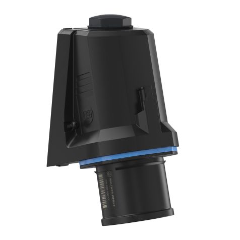 NEO Socle connecteur mural Incliné 32A 3P 6h IP54 230V avec pince à ressort