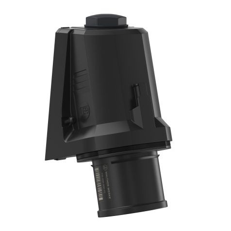 NEO Socle connecteur mural Incliné 32A 3P 7h IP54 500V avec pince à ressort