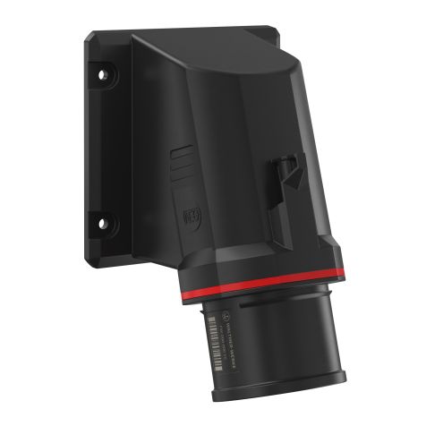 NEO Socle connecteur mural Incliné 32A 5P 6h IP54 400-440V avec pince à ressort