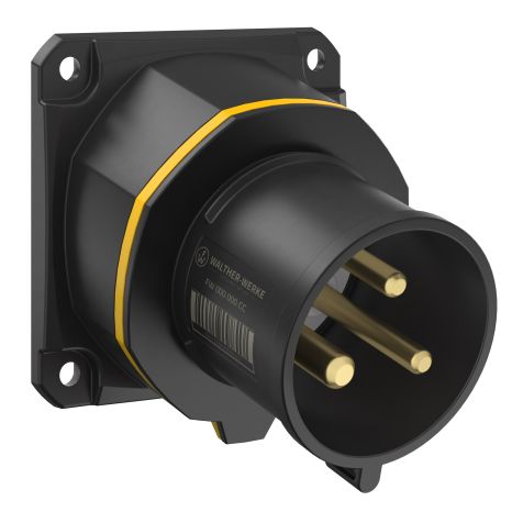 NEO Toestelstekker Schuin 32A 3P 4h IP54 130V met veerklem