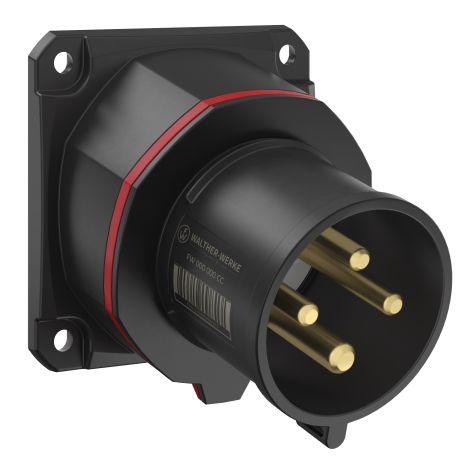 NEO Toestelstekker Schuin 32A 4P 6h IP54 400-440V met veerklem
