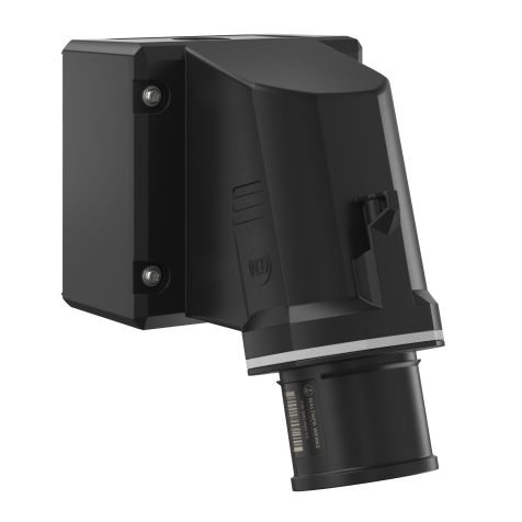 NEO Toestelstekker Schuin 32A 4P 1h IP54 1000V met veerklem en draaibare voet