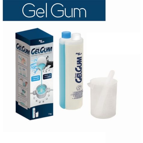 Techno Gel Gum 1kg (1 fles, 1 klein maatbeker, 1 menglepel)