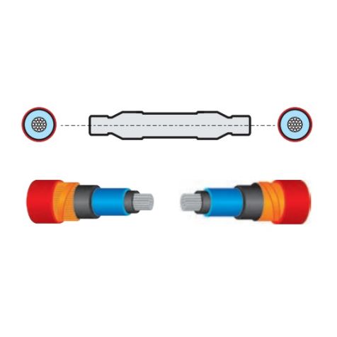 GHVE 20/240-1X-TE / transition joint for 1 core cables / H (GHVE20/240-1X-T)