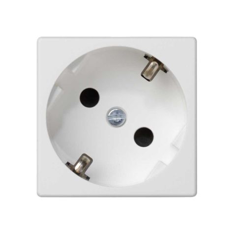 K45 Prise de courant Schuko connexion rapide - Blanc neige