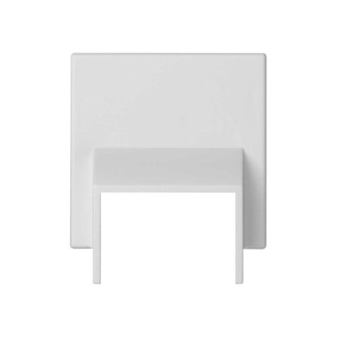 K45 Plaque pour jonction Ofiblock Plus et moulure - Blanc ne