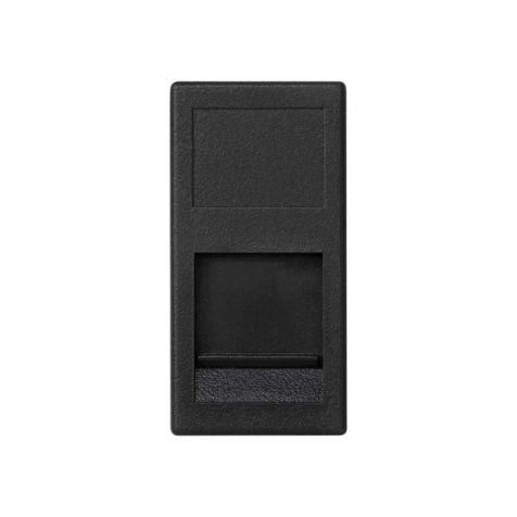 K45 Plaque VDM 1/2 plate avec volet 1 xRJ 45 INFRA avec Â® - Gris