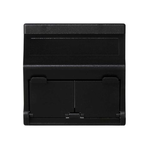 K45 Plaque VDM Incliné avec volet 2 x Modules MD - Gris gra