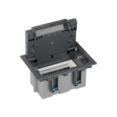 K45 vloerdoos 2xK45 70mm diep - grijs