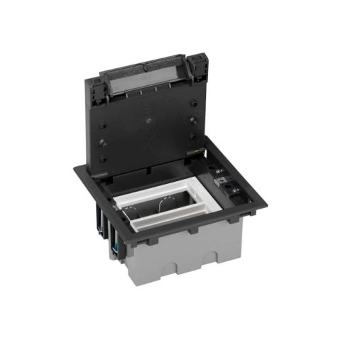K45 Boîtier de sol 4x K45 profondeur 90mm - Gris graphite