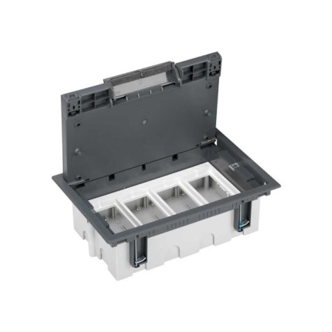 K45 vloerdoos 8XK45 90mm diep - grijs