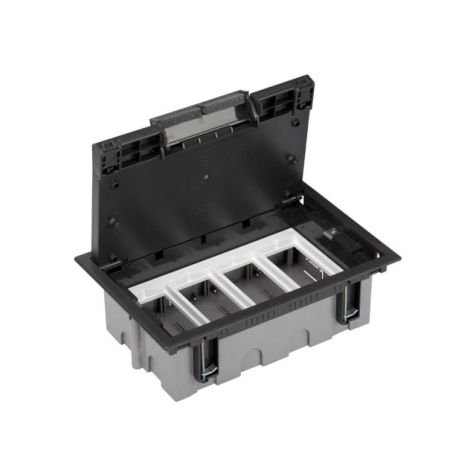 K45 Boîtier de sol 8x K45 profondeur 70mm - Gris graphite