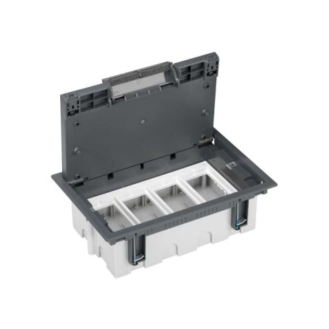 K45 Boîtier de sol 8x K45 profondeur 70mm - Gris