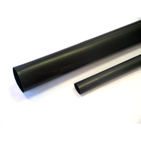 MTR- 10/3-1000/172 Krimpkous medium dikte, zwart, met kleefmiddel 1m