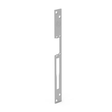 Voorplaat lang (L68) inox (250x25mm) voor waterproof 5 reeks