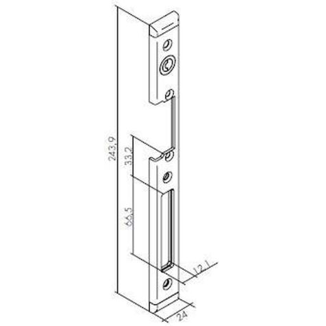 Plaque Avant(Face)Inox Long .22