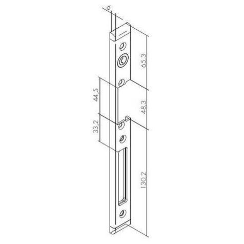 Plaque Avant(Face)Inox Long .23