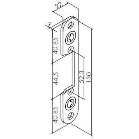 Voorplaat Inox Kort .28 