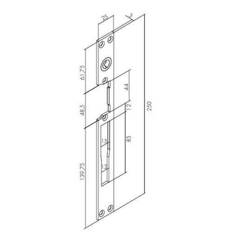 Plaque Avant(Face)Inox Long .73