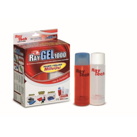 Ray Gel 1000-R Gel silicone rouge bi-composant isolant