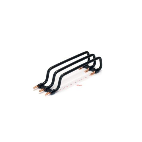 Rij connector, 3-polig, 10mm², 138mm, 3 x zwart