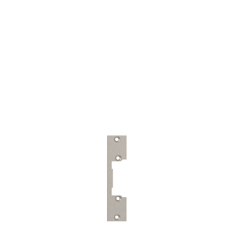 Tétière courte (S02) en acier inoxydable (110x25mm) standard séries 3 et 5