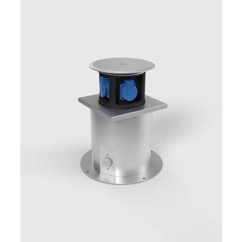 Distributeur souterrain SV302 - 3 modules (1x CEE 5/32A 400V), Alu EV1