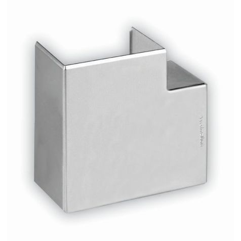 Angle plat fixe 160x55 - Aluminium anodisé