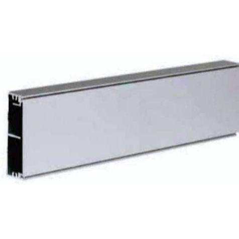 Plint 65x20 2 compartimenten - Geanodiseerd aluminium