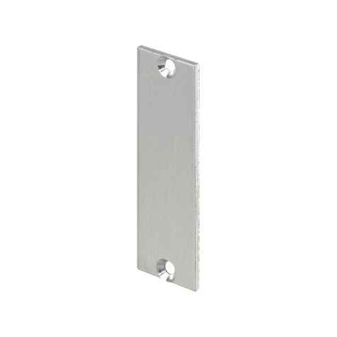 Eindstuk 65x20 - Geanodiseerd aluminium