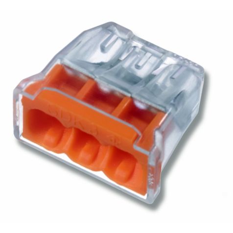 Bornes de raccord Transparant sansvis 3x2,5mm²