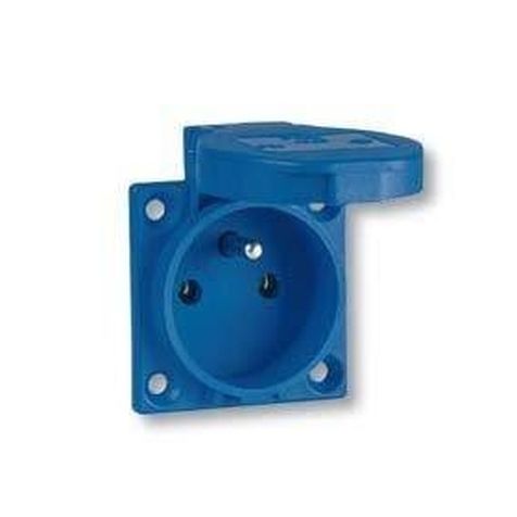 Stopcontact Mono Blauw Belg.2P+A 16A 230V IP44
