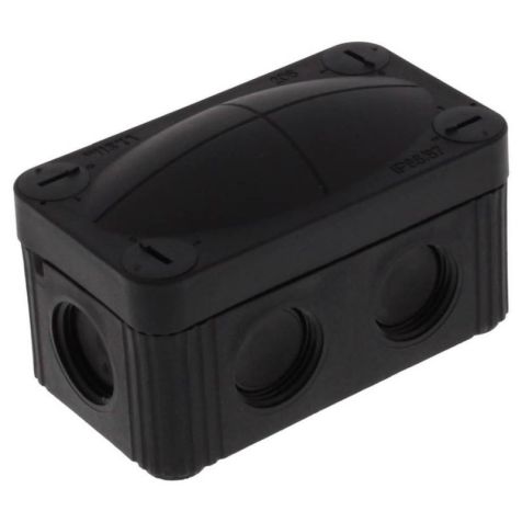 COMBI 206 BK - Aansluitdoos 1,5mm² (RAL 9005)