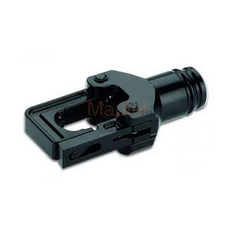 Tête à sertir jusqu'à 185 mm²