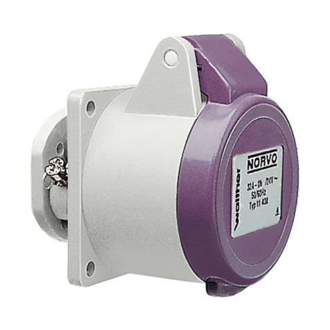 NORVO Stopcontact recht 16A 3P 24V