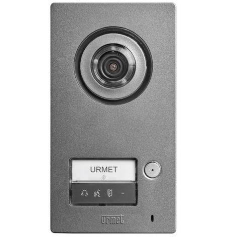 Portier de rue principal A/V 1 bouton Mikra2 Ipercom