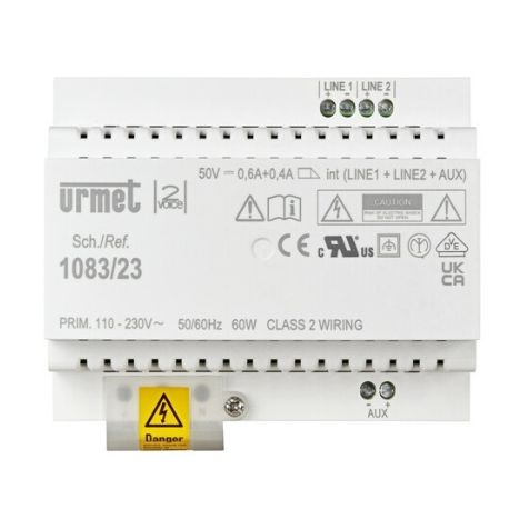 2Voice alimentation système 4 modules DIN