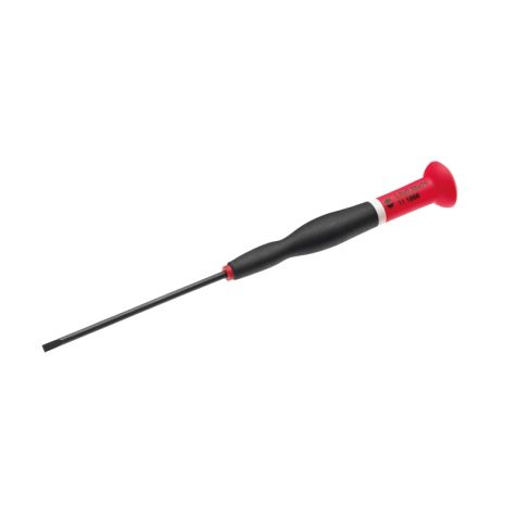 Precisieschroevendraaier Sleuf, 3,0 x 0,5 x 75mm, wit