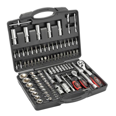 Jeux de cles a douille 1/4-1/2 96pcs