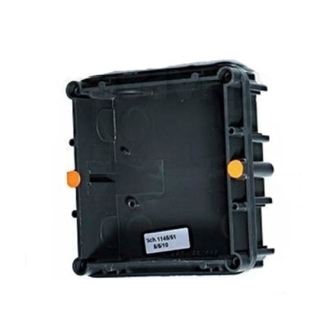 Boîtier encastrée pour 1 module