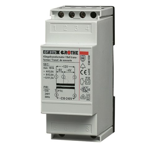 GT 50810 Beltransformator GT 8 V AC (1,0 A)