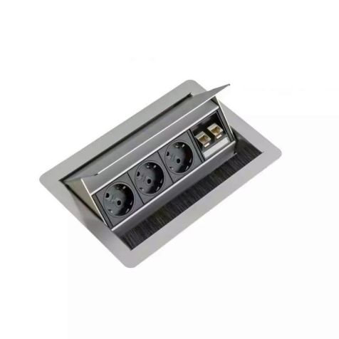 EVOLINE Fliptop 3x10/16A UTE 2x RJ45 CAT6