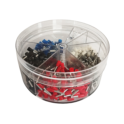 Assortiments de embouts isolé DIN 400pcs