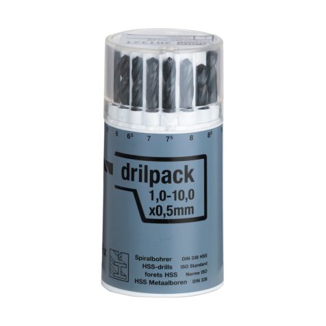 HSS-Spiraalboor Assortiment, 19-delig in kunststof box