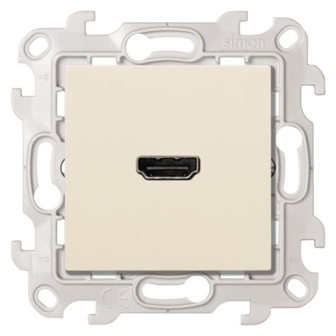 S24 Stopcontact HDMI 1.4, kleur: ivoor