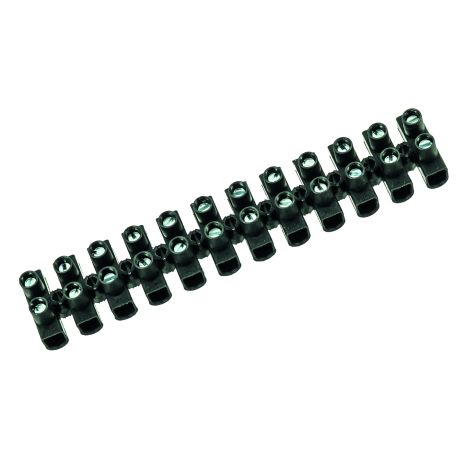 Barrette de connection, 12 x 4mm², noir