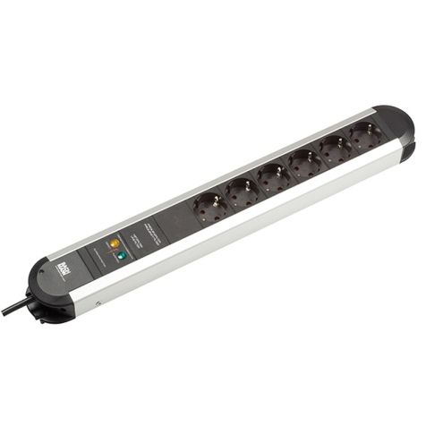 PRIMO 6x Schuko avec protection contre les surtensions 1,75