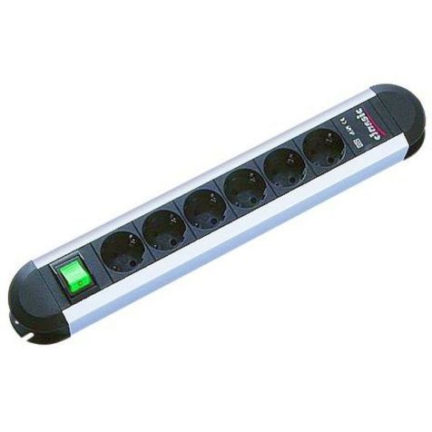 PRIMO 6x Schuko 1x Interrupteur 1,75 m