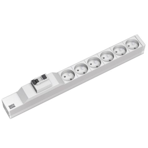 19 1HE 6x UTE 1x Differentiel 25A met kabel 2m
