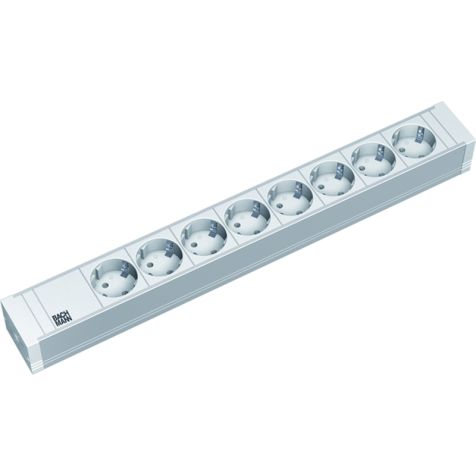 19 PVC 8x Schuko 2m